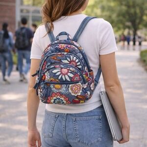 Vera Bradley Tropical Essential Compact mini backpack (12.5 X 9.5)
